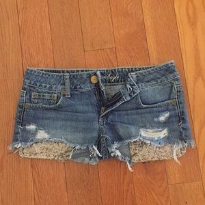 American eagle cut off shorts